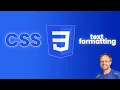 CSS Text Formatting