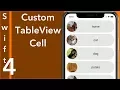 UITableView with Custom Cell Swift 4 Xcode 9 0