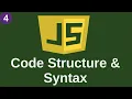 JavaScript Code structure - Programming With Joel