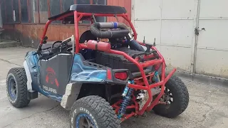 Polaris rzr with Hayabusa engine