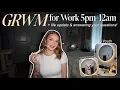 GRWM for Work 🤍 + life update \u0026 answering questions! *ft. Inyouths LED Custom Mirror*