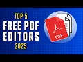 Top 5 Best Free PDF Editor 2025 Free PDF Editor for Windows