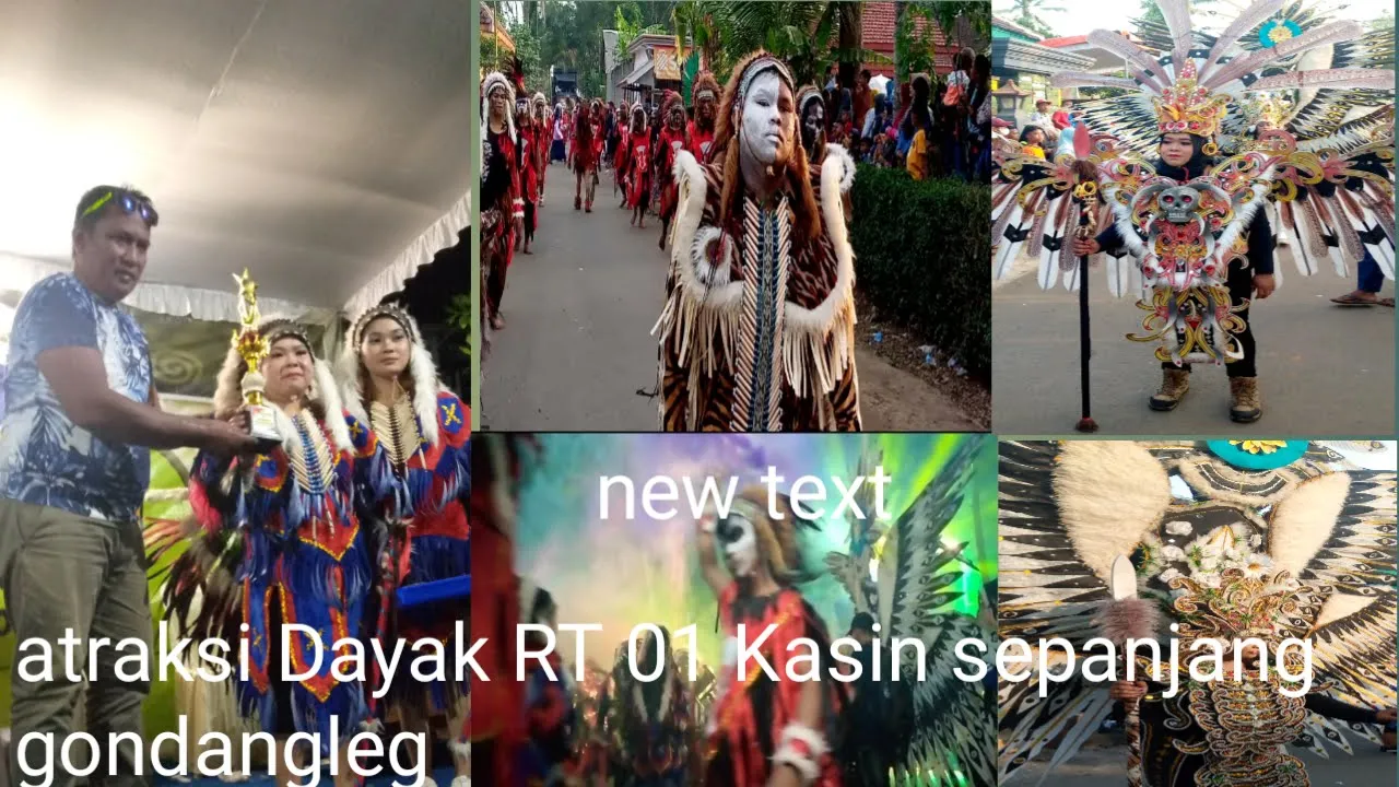 karnaval atraksi danyak RT 01 Kasin sepanjang Gondanglegi