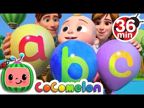 Download MP3 ABC Song with Balloons + More Nursery Rhymes \u0026 Kids Songs - CoComelon