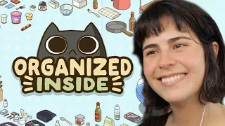 the most satisfying organization game and THERE IS A SILLY CAT UP TO NO GOOD | Organized Inside
