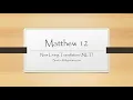 Matthew 12 NLT