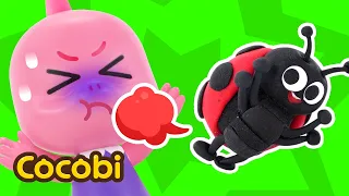 O INSETO PEIDORRENTO! 💨🤢 Pulando na cama com o pum! | Canções Infantis | Cocobi