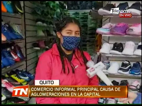 Comercio informal principal causa de aglomeraciones en la capital