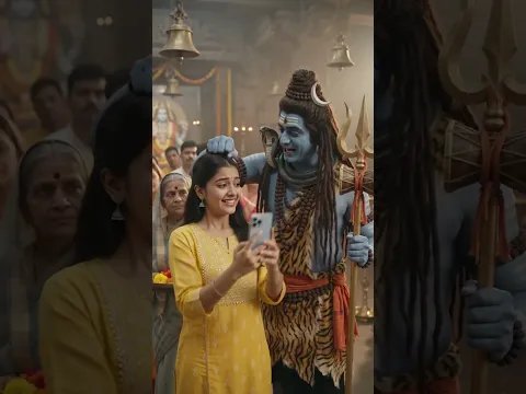 महादेव जी के साथ सेल्फी हर हर महादेव