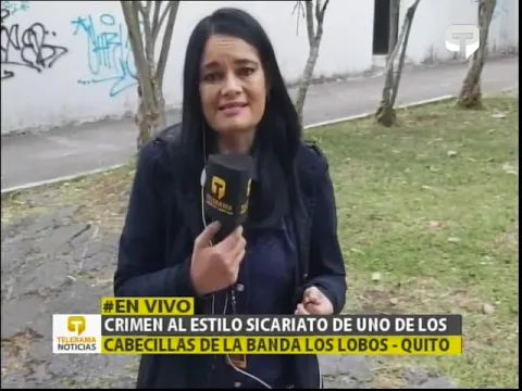Crimen al estilo sicariato de uno de los cabecillas de la banda Los Lobos - Quito