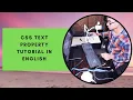 CSS text Property tutorial in ENGLISH