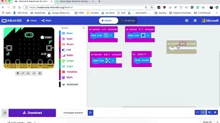 Microbit button basics