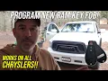 Programming 2018 RAM new key Fob - works on OTHER models too