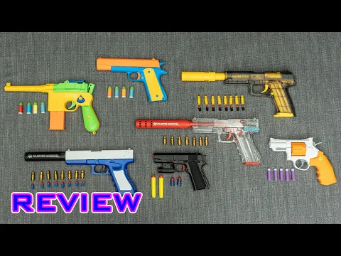Download MP3 [REVIEW] Cheap Amazon Toy Foam Pistols | Group Review