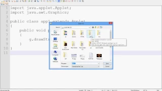 How to run applet program Hello Word Java Program Java Tutorial