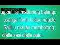 Lagu lirik lagu teluk mandar