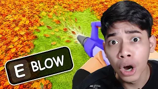 SATISFYING BANGET KITA BERSIHIN DAUN BERGUGURAN! | Clean all the leaves!