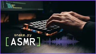ASMR Coding Snake Game Python Pygame No Talking
