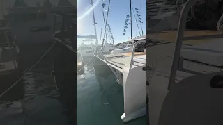 ‘A real talking-point here at La Grande-Motte’ #multihull #lagrandemotte #sailingyacht #yachty