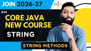 String Methods in Java substring split intern Core Java Hindi