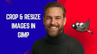 How to Crop Resize Images in GIMP Fast Easy GIMP Tutorial for Beginners