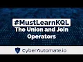 MustLearnKQL The Union and Join Operators
