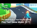 How to Play Test Game Mods Unity Tutorial
