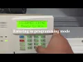 How to enter exit in the programming mode in control panel ADEMCO SafeWatch Pro 3000 Watch I sC