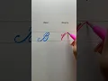 B basic bouncy calligraphy