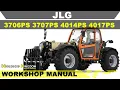 JLG 3706PS 3707PS 4014PS 4017PS Workshop Service Repair Manual - English