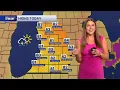 Sunday August 16 2026 A M Forecast Scattered showers and storms today dry and less humid Monday