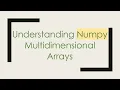 Understanding Numpy Multidimensional Arrays