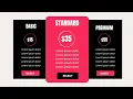 How to Create Pricing Table in Bootstrap Bootstrap Responsive Pricing Table How to Use Bootstrap