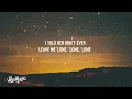 The Kid LAROI, Juice WRLD - GO (Lyrics)