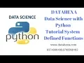 Data Science With Python Tutorial System Defined Functions rritec trainings