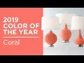 How to Use the Color of the Year Coral - Interior Decorating Tips and Ideas