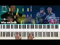 MC 張天賦 x Kaho 洪家豪 – 二損一 Why not both Frenemy Piano Cover 鋼琴Piano Sheet Music