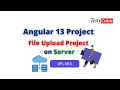 Angular 13 File Upload Project from scratch Angular project with testycodeiz