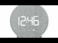 - Grey Round Time with USB Charging Alarm Clock-Model CA-8WF