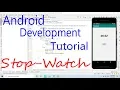 Android Development Tutorial Stop-Watch Implementation