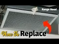 How To Replace Install Range Hood Filter Easy Simple