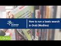 Ovid - How to run a basic search