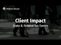 CCH AnswerConnect Client Impact State and Federal Tax Events
