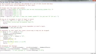 Python Grade Analyzer Using Lists