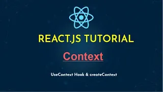 Context in React js useContext Hook CreateContext contextType