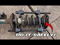 How to Compress a Strut Spring and Also Change a Strut
