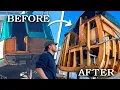Fitting the Final Timbers on the Transom 1949 Heritage Yacht Restoration - Episode 15