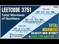 Leetcode 3751 Total waviness of numbers in range I Explanation in Hindi with code
