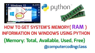 How to Check System Memory with Python Get RAM Usage on Windows using Python Windows Automation