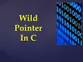 Part 13 Wild pointer in C Types of Pointer in c
